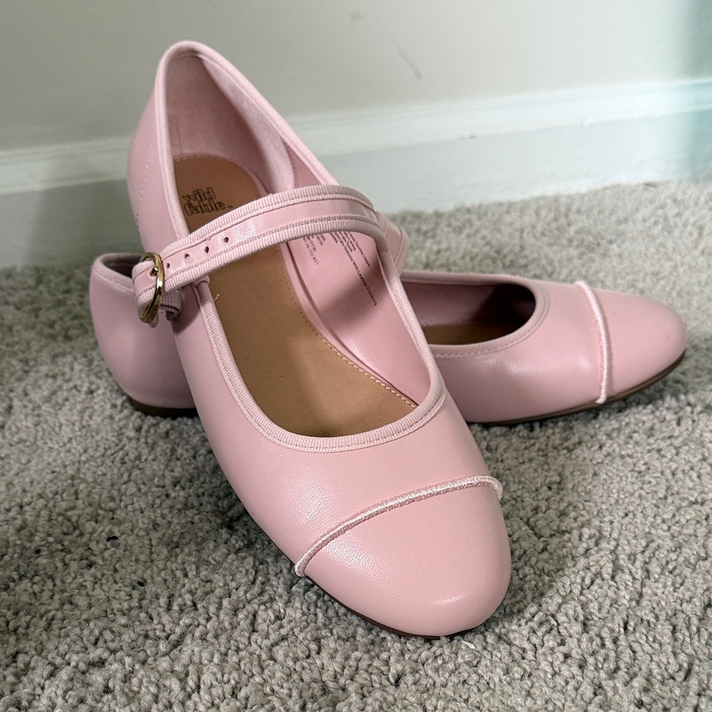 Wild Fable Light Pink Mary Jane Flats NWOT